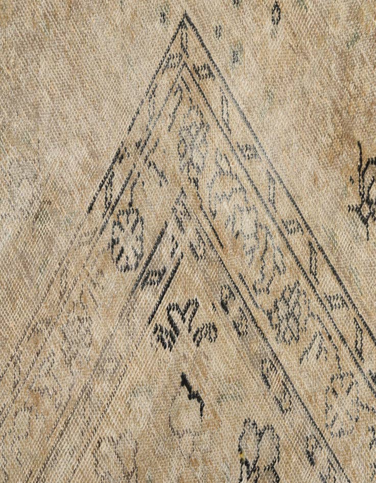 Detail image of 9' 10 x 12' 8  Hand Knotted Ultra Vintage Persian Wool Rug