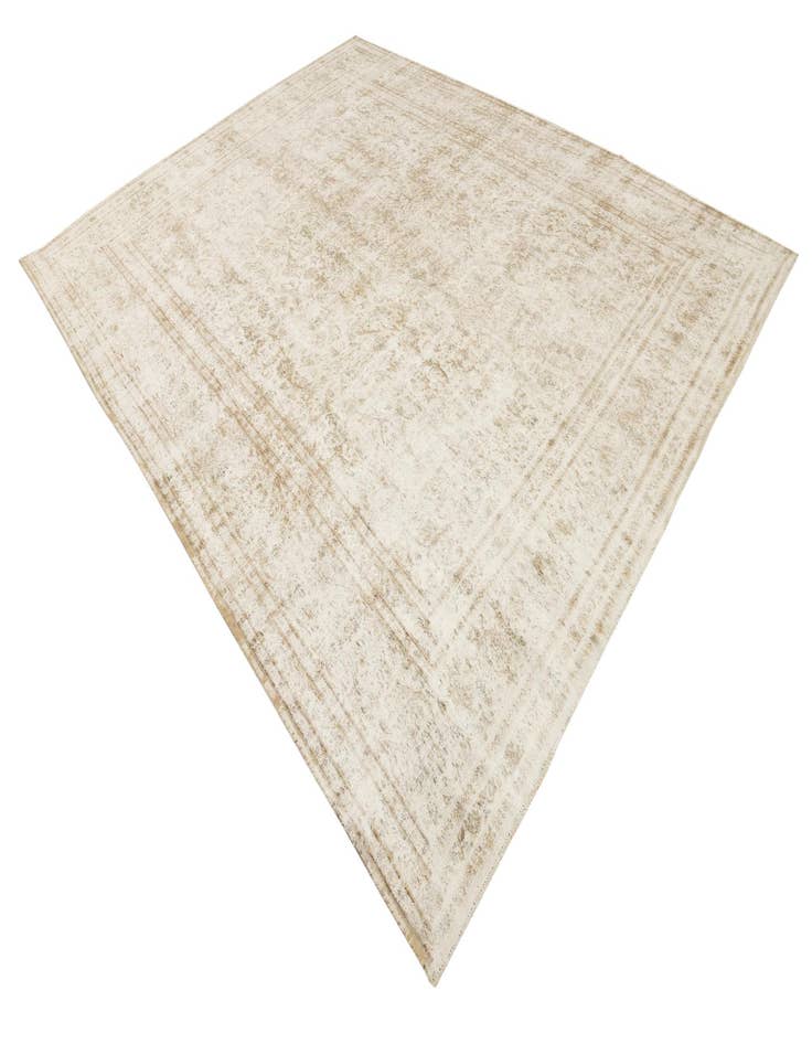 Detail image of 9' 8 x 12' 3  Hand Knotted Ultra Vintage Persian Wool Rug