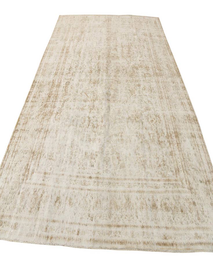 Detail image of 9' 8 x 12' 3  Hand Knotted Ultra Vintage Persian Wool Rug