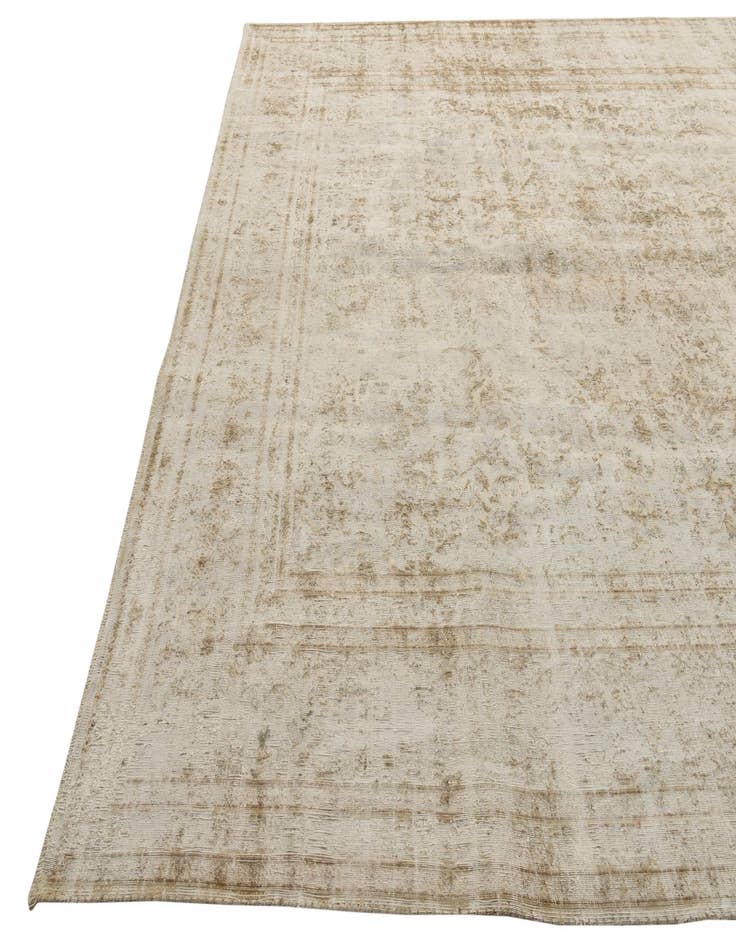 Detail image of 9' 8 x 12' 3  Hand Knotted Ultra Vintage Persian Wool Rug