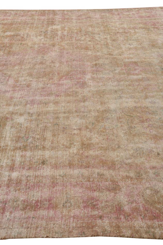 Detail image of 9' 9 x 12' 9 Hand Knotted Ultra Vintage Persian Wool Rug