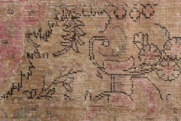 9' 9 x 12' 9 Hand Knotted Ultra Vintage Persian Wool Rug