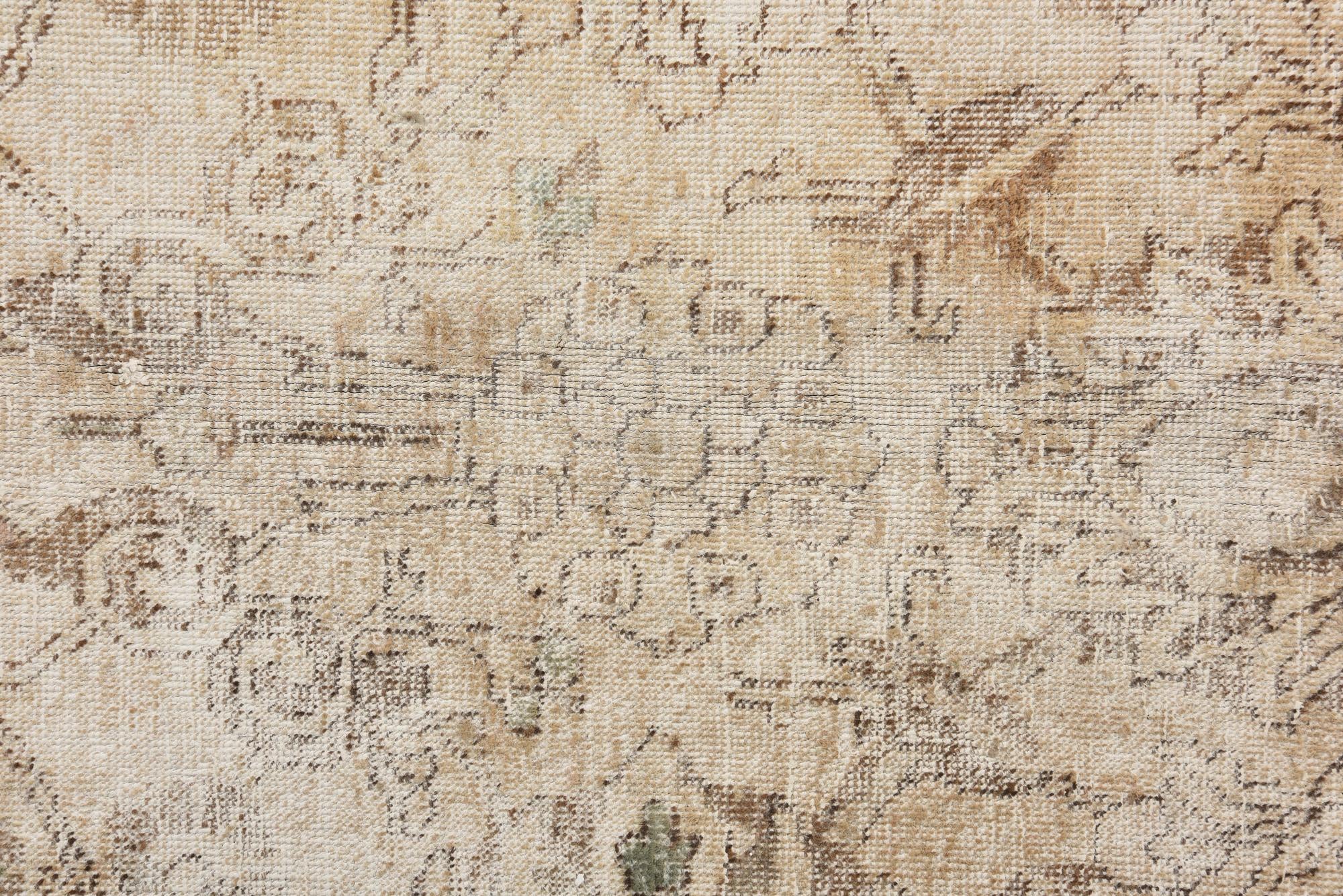 7' 7 x 10' 8 Hand Knotted Ultra Vintage Persian Wool Rug