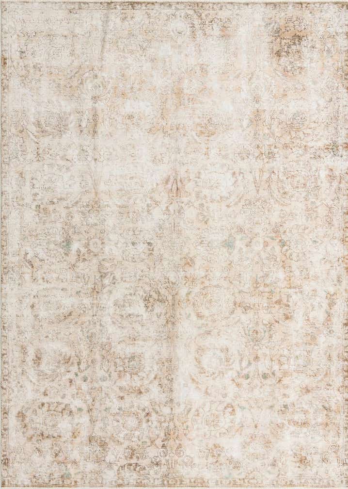 7' 7 x 10' 8 Hand Knotted Ultra Vintage Persian Wool Rug