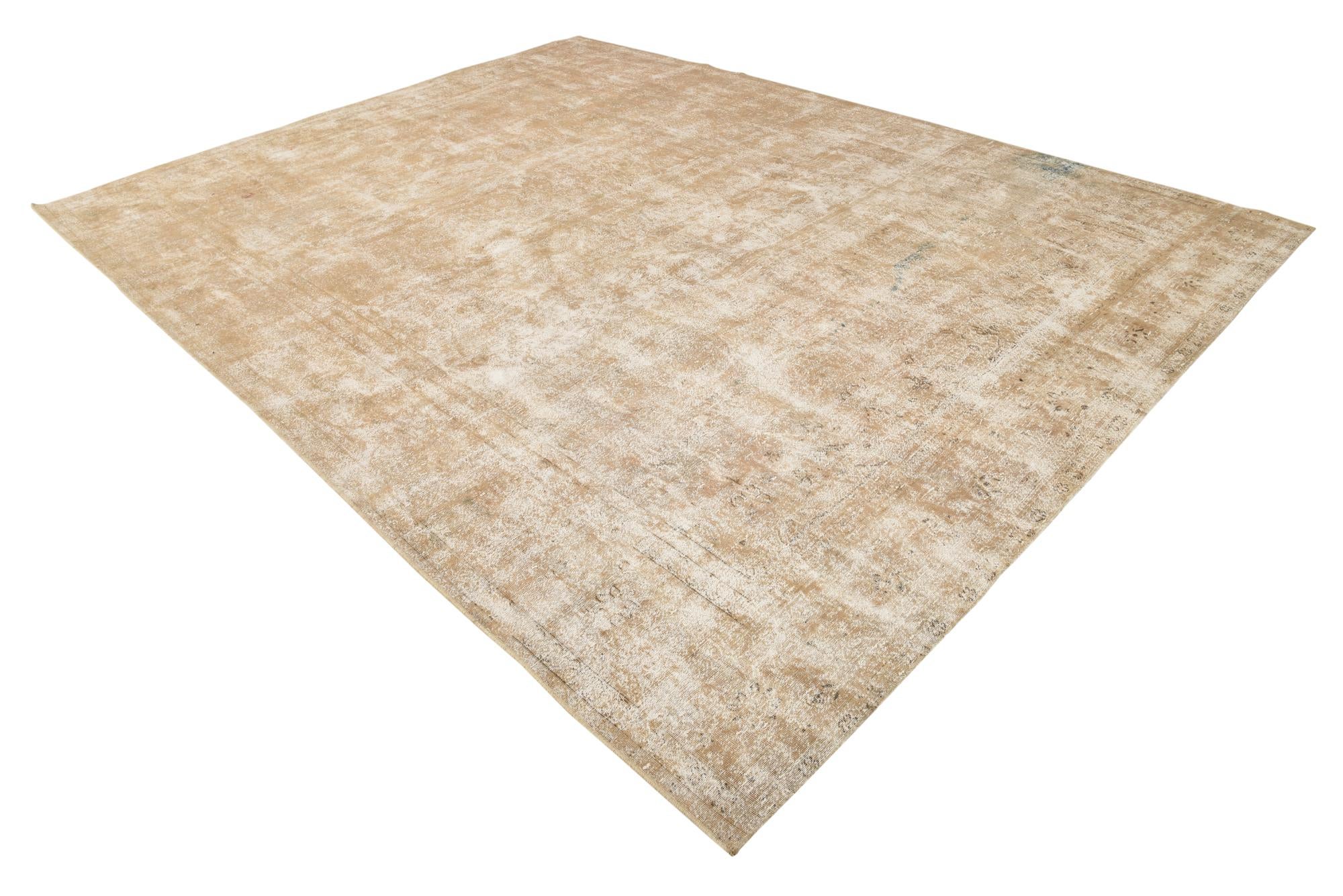 9' 6 x 12' 8 Hand Knotted Ultra Vintage Persian Wool Rug