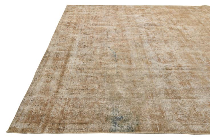 Detail image of 9' 6 x 12' 8 Hand Knotted Ultra Vintage Persian Wool Rug