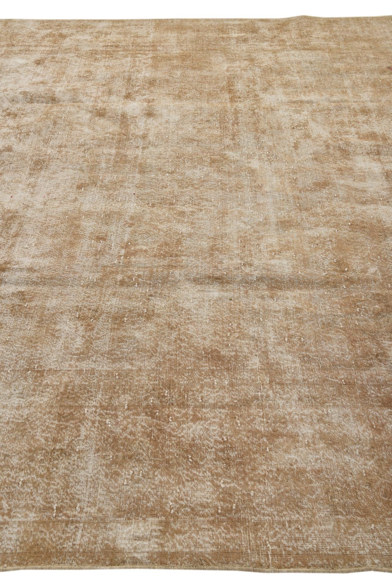 9' 6 x 12' 8 Hand Knotted Ultra Vintage Persian Wool Rug