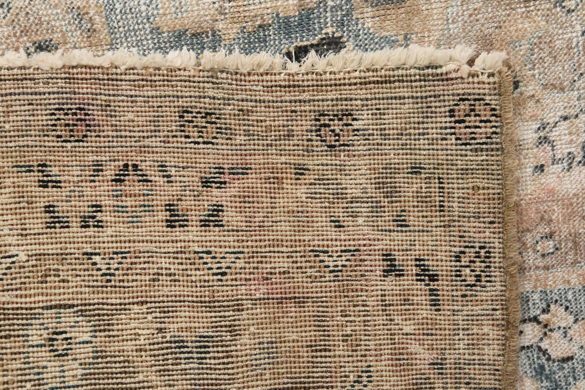 9' 4 x 12' 3 Hand Knotted Ultra Vintage Persian Wool Rug