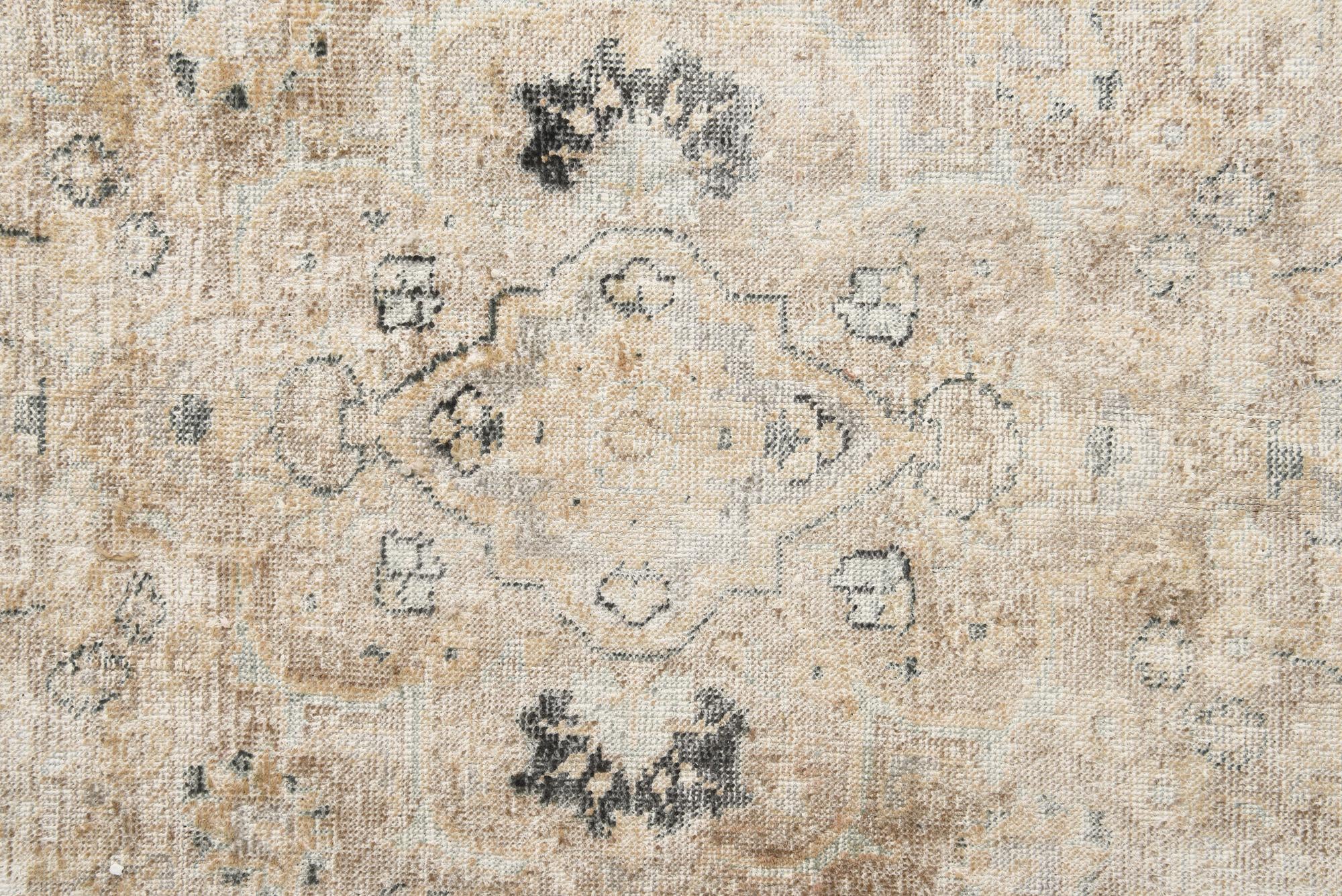 9' 4 x 12' 3 Hand Knotted Ultra Vintage Persian Wool Rug