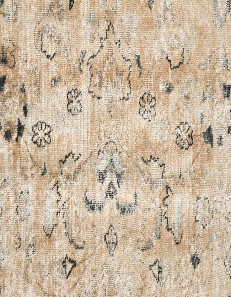 Detail image of 9' 4 x 12' 3  Hand Knotted Ultra Vintage Persian Wool Rug
