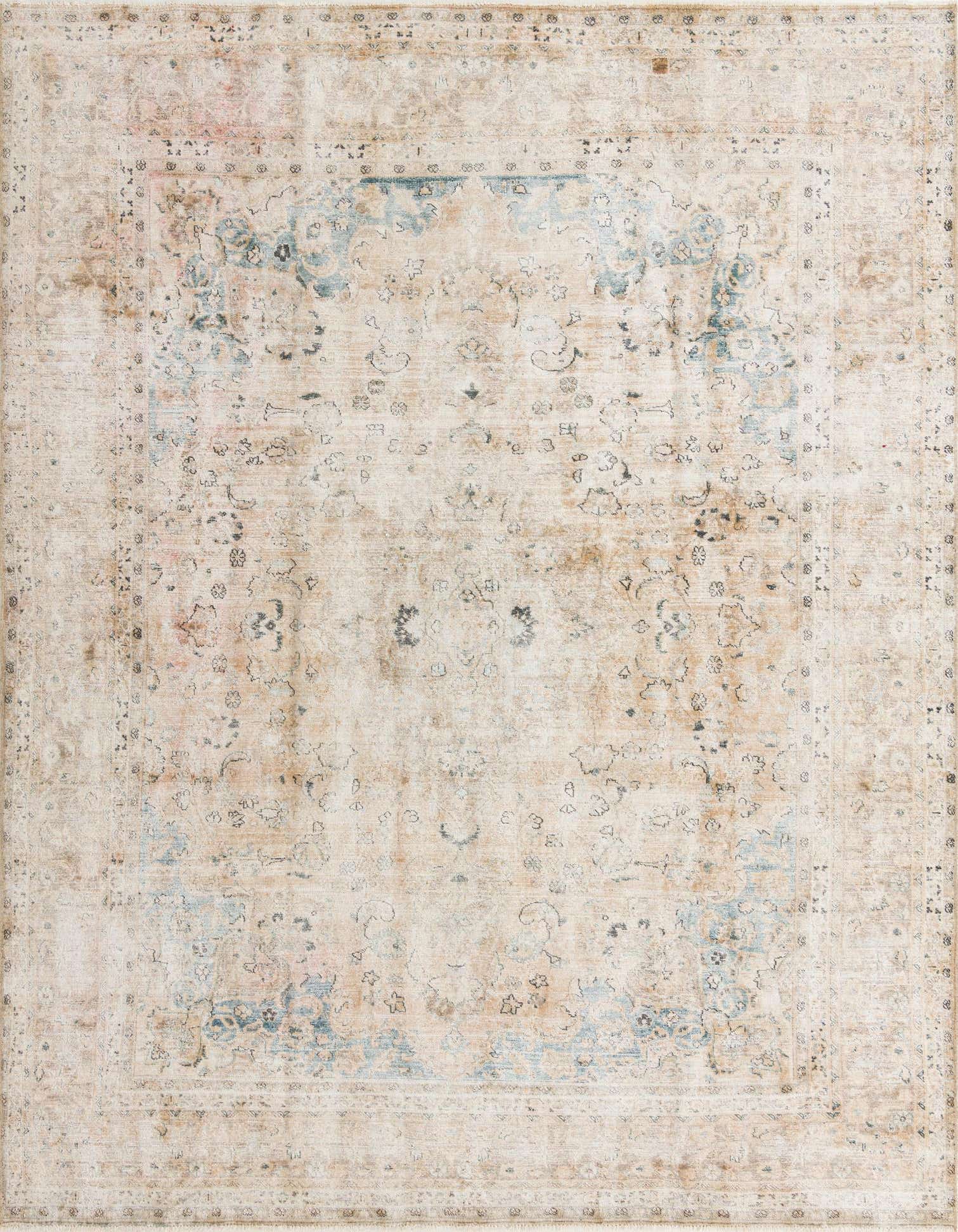 Primary image 9' 4 x 12' 3  Hand Knotted Ultra Vintage Persian Wool Rug