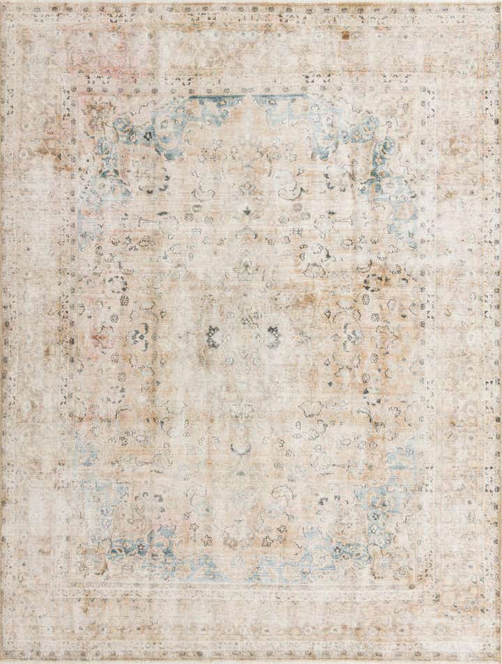 9' 4 x 12' 3 Hand Knotted Ultra Vintage Persian Wool Rug