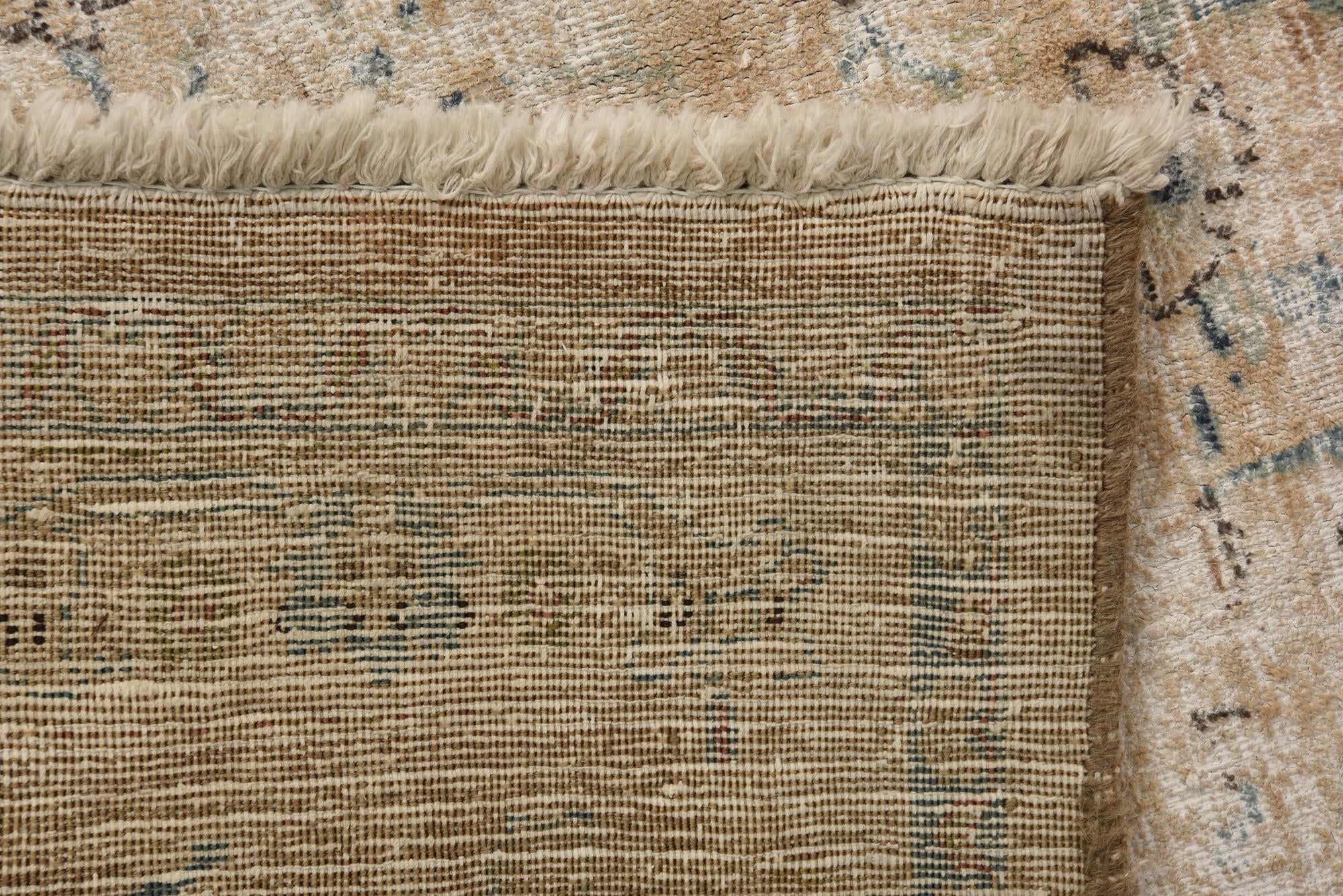 9' 7 x 12' 9 Hand Knotted Ultra Vintage Persian Wool Rug
