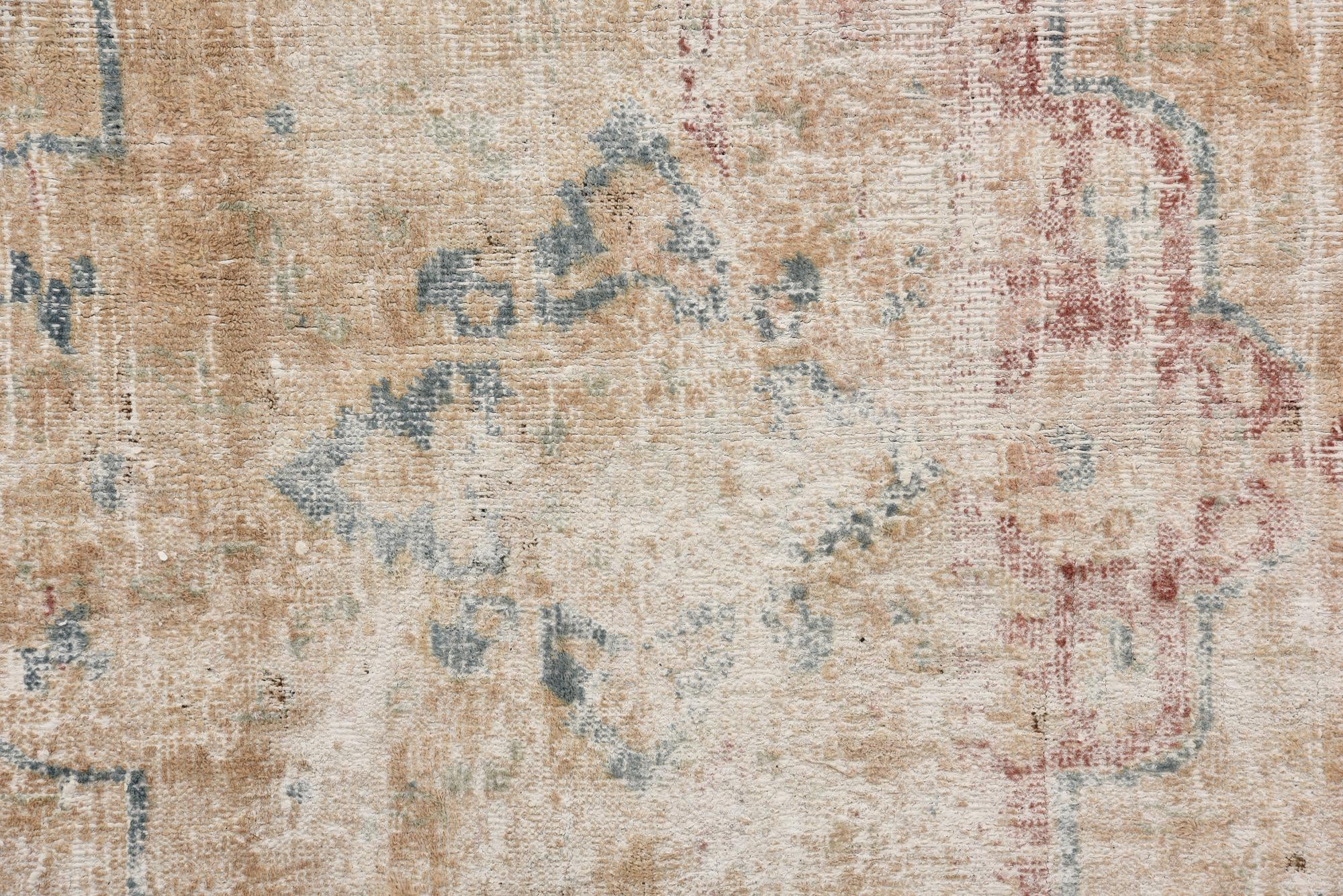 9' 7 x 12' 9 Hand Knotted Ultra Vintage Persian Wool Rug