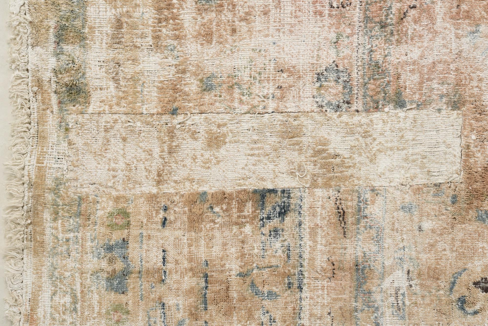 9' 7 x 12' 9 Hand Knotted Ultra Vintage Persian Wool Rug