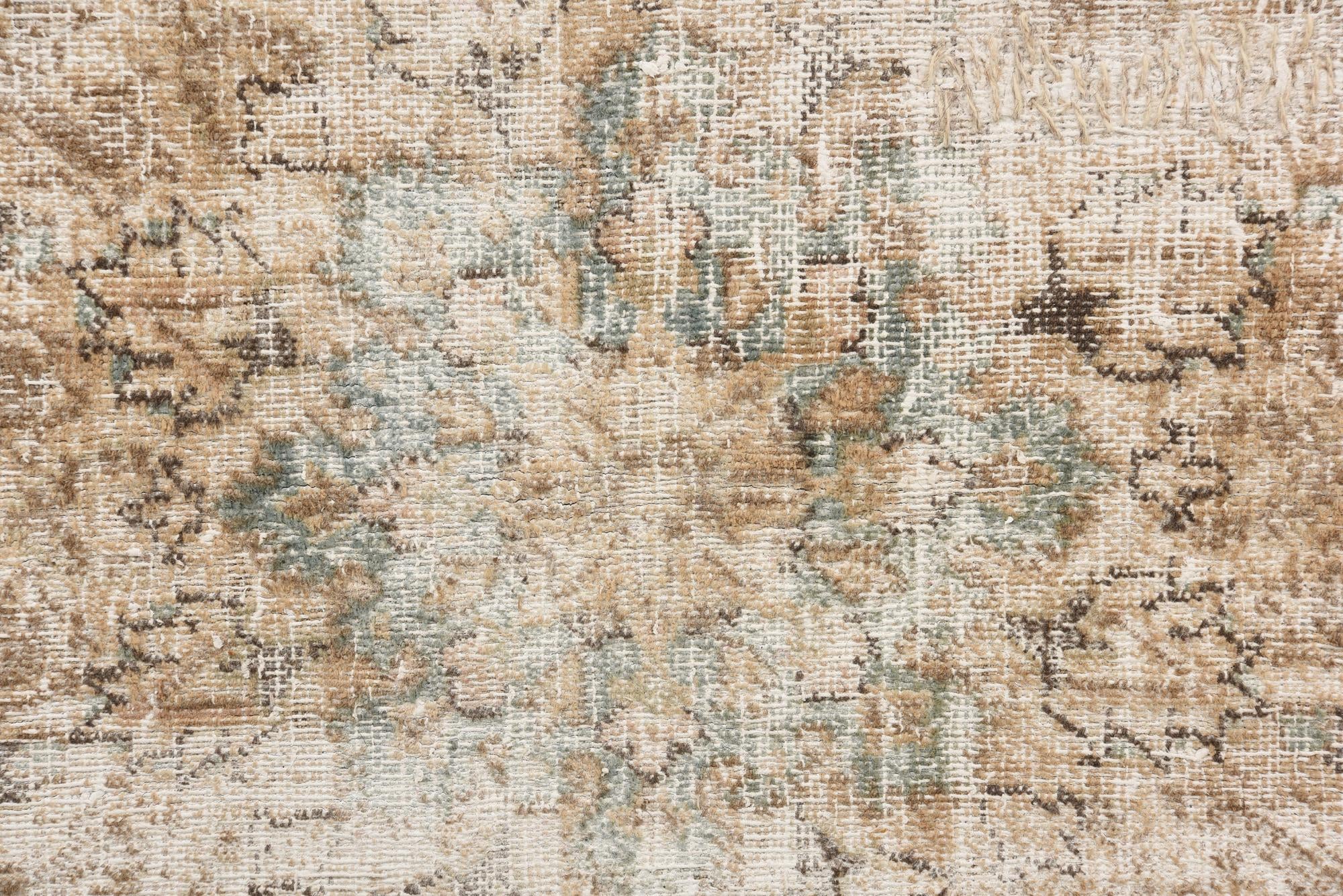 285cm x 380cm Hand Knotted Ultra Vintage Persian Wool Rug