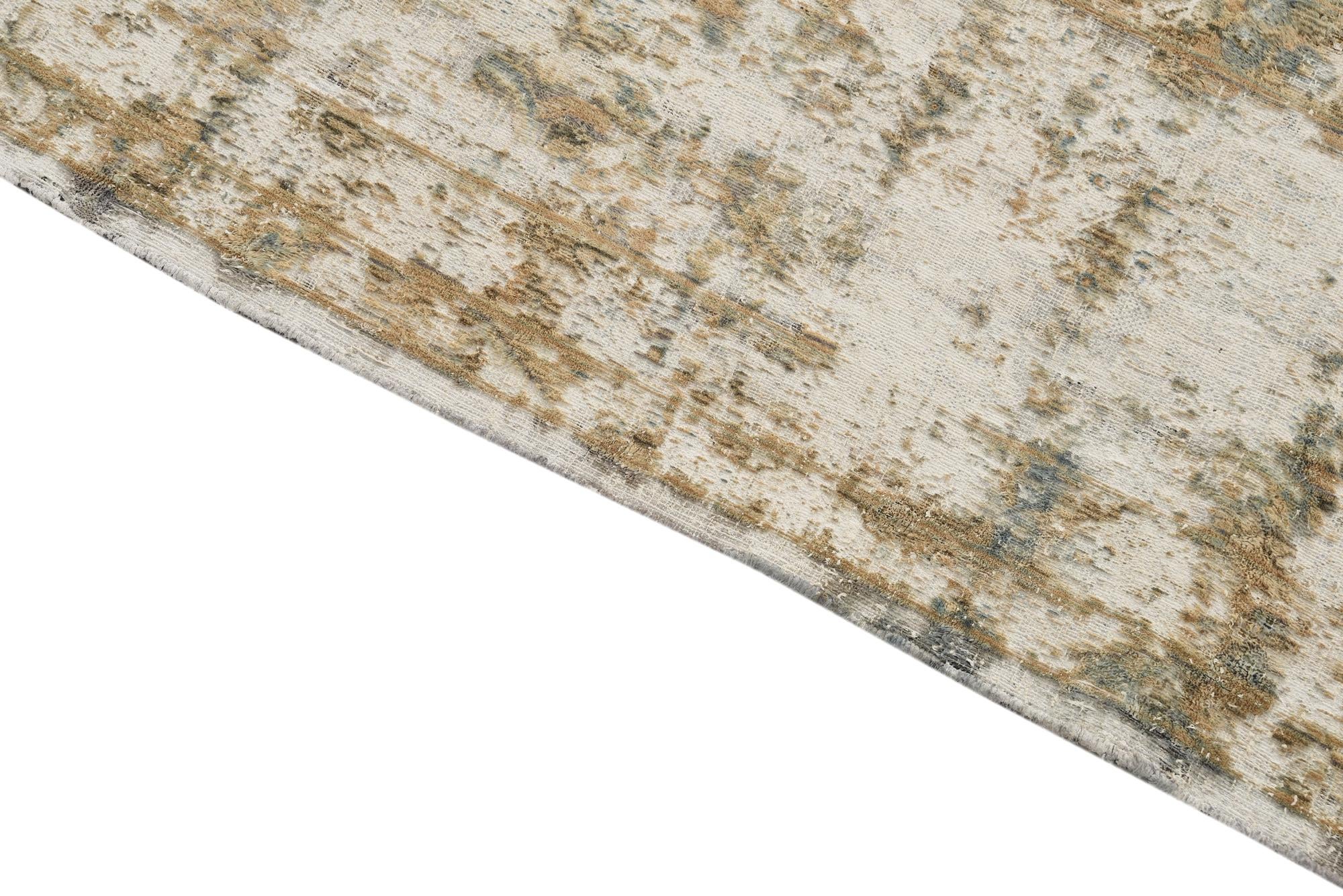 10' 1 x 12' 10 Hand Knotted Ultra Vintage Persian Wool Rug