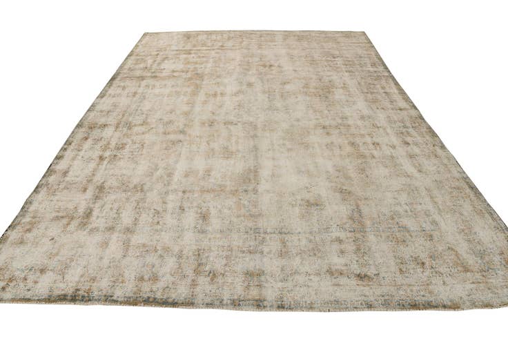 Detail image of 9' 3 x 13' Hand Knotted Ultra Vintage Persian Wool Rug