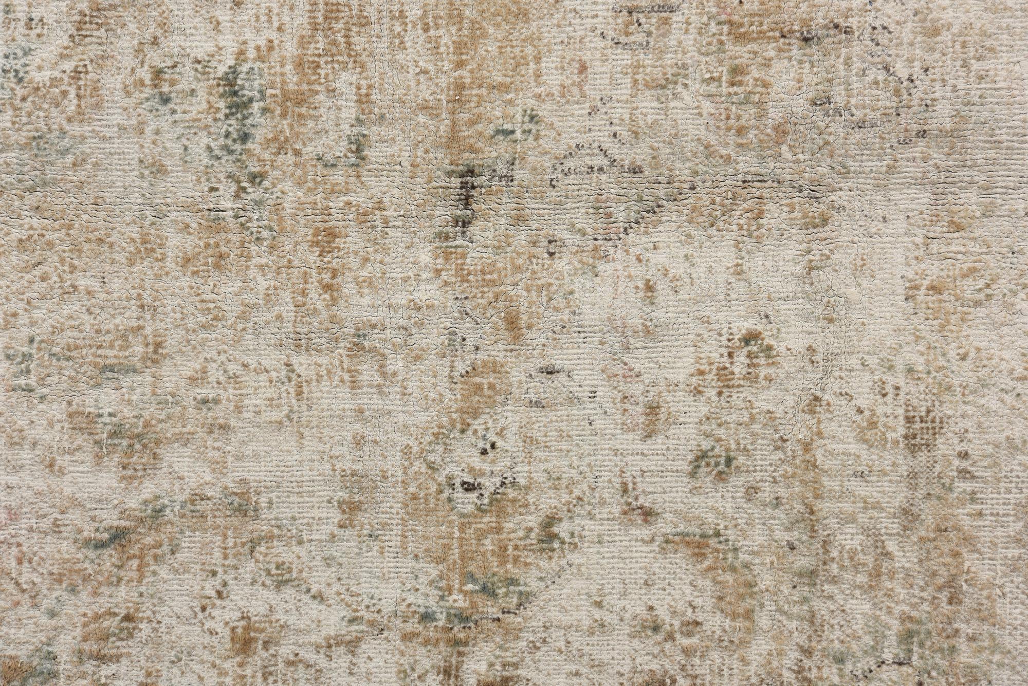 9' 3 x 13' Hand Knotted Ultra Vintage Persian Wool Rug