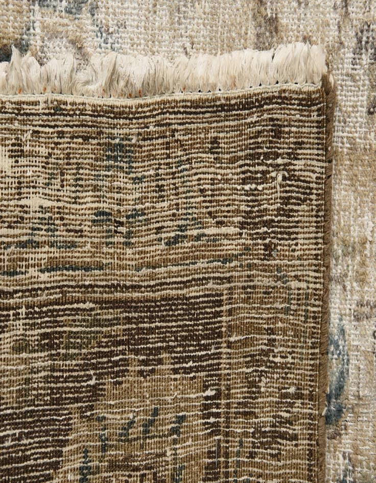 Detail image of 9' 2 x 12' 3  Hand Knotted Ultra Vintage Persian Wool Rug