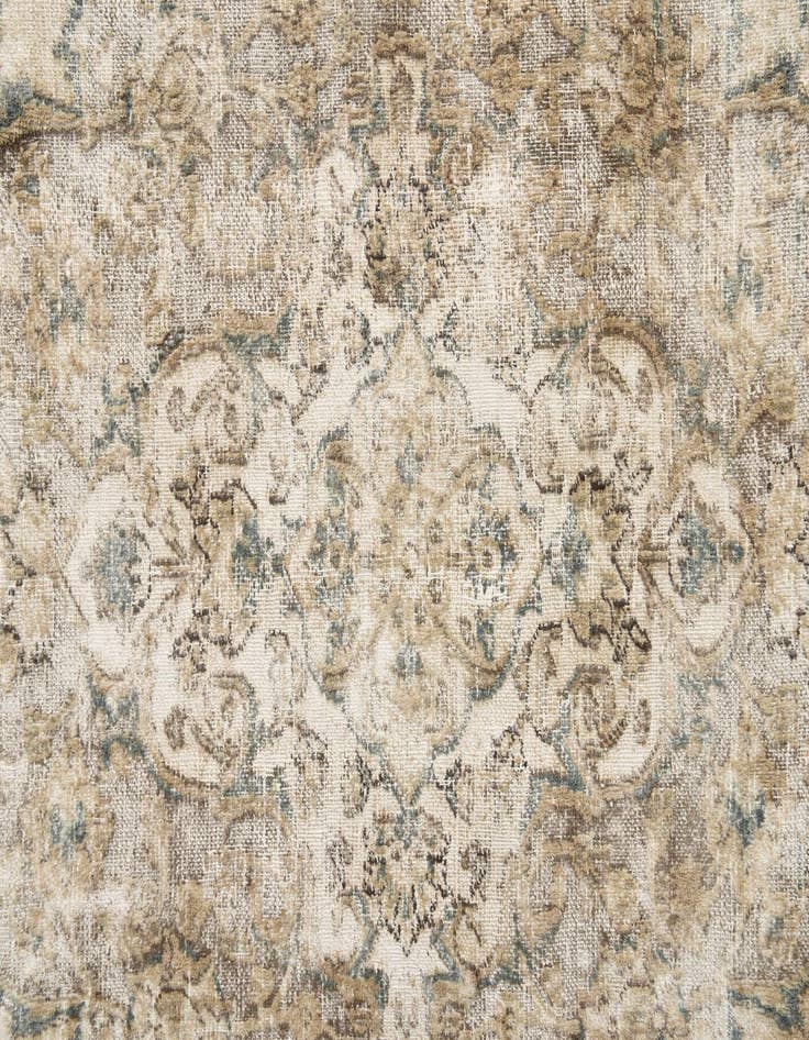 Detail image of 9' 2 x 12' 3  Hand Knotted Ultra Vintage Persian Wool Rug