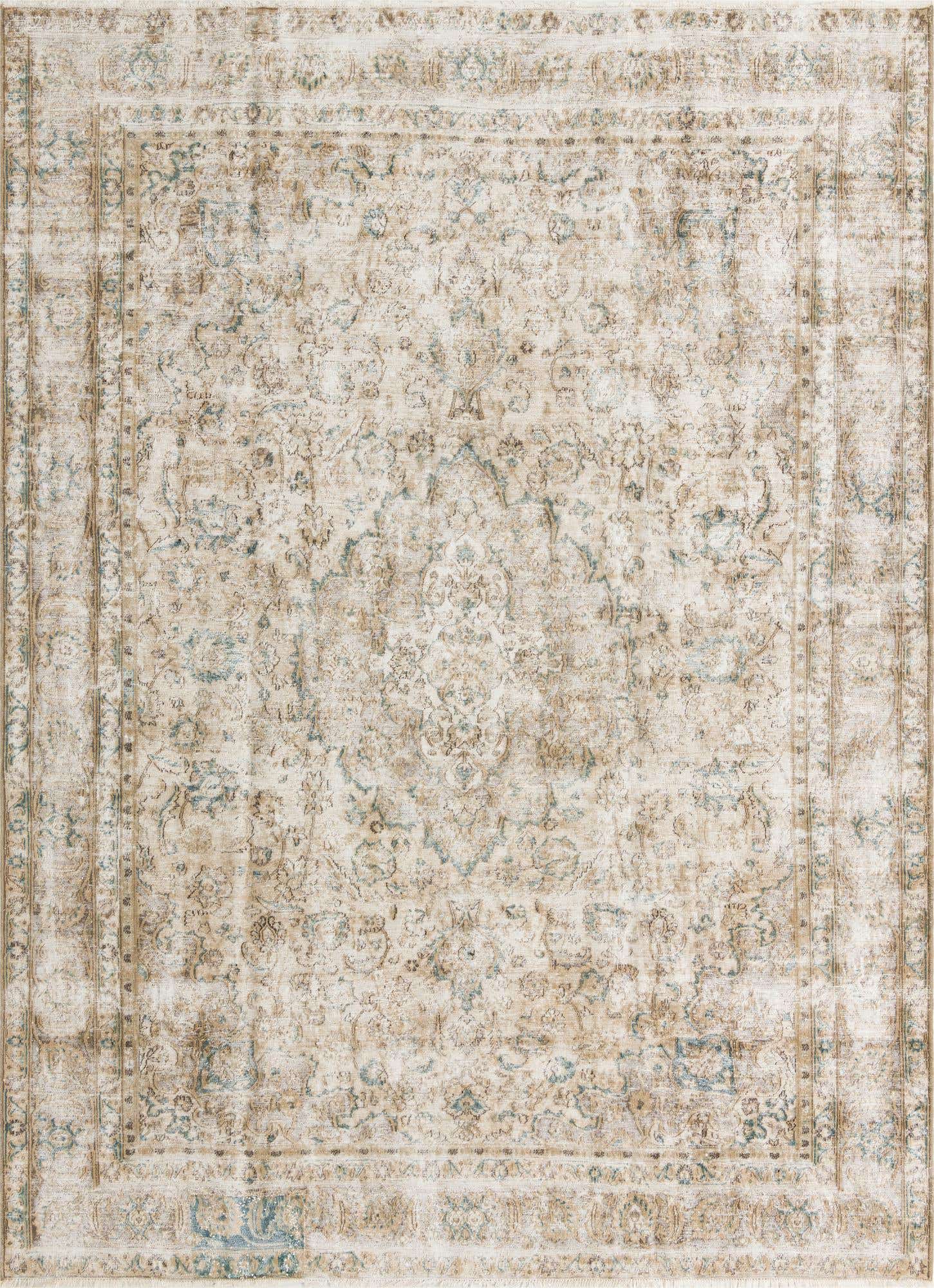 9' 2 x 12' 3 Hand Knotted Ultra Vintage Persian Wool Rug