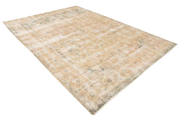 Detail image of 8' 1 x 11' 5 Hand Knotted Ultra Vintage Persian Wool Rug
