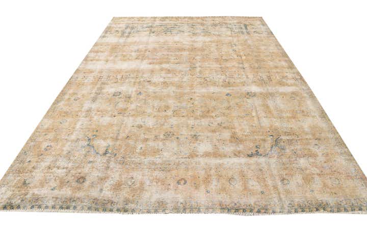 8' 1 x 11' 5 Hand Knotted Ultra Vintage Persian Wool Rug