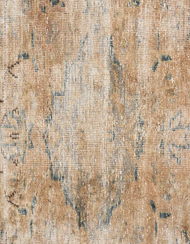 Detail image of 8' 1 x 11' 5  Hand Knotted Ultra Vintage Persian Wool Rug