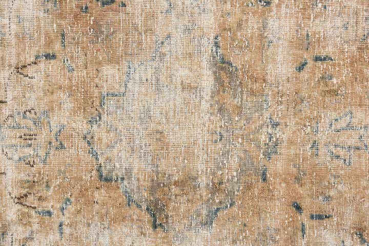 8' 1 x 11' 5 Hand Knotted Ultra Vintage Persian Wool Rug