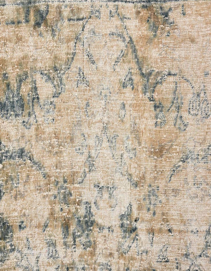 Detail image of 8' 1 x 11' 5  Hand Knotted Ultra Vintage Persian Wool Rug