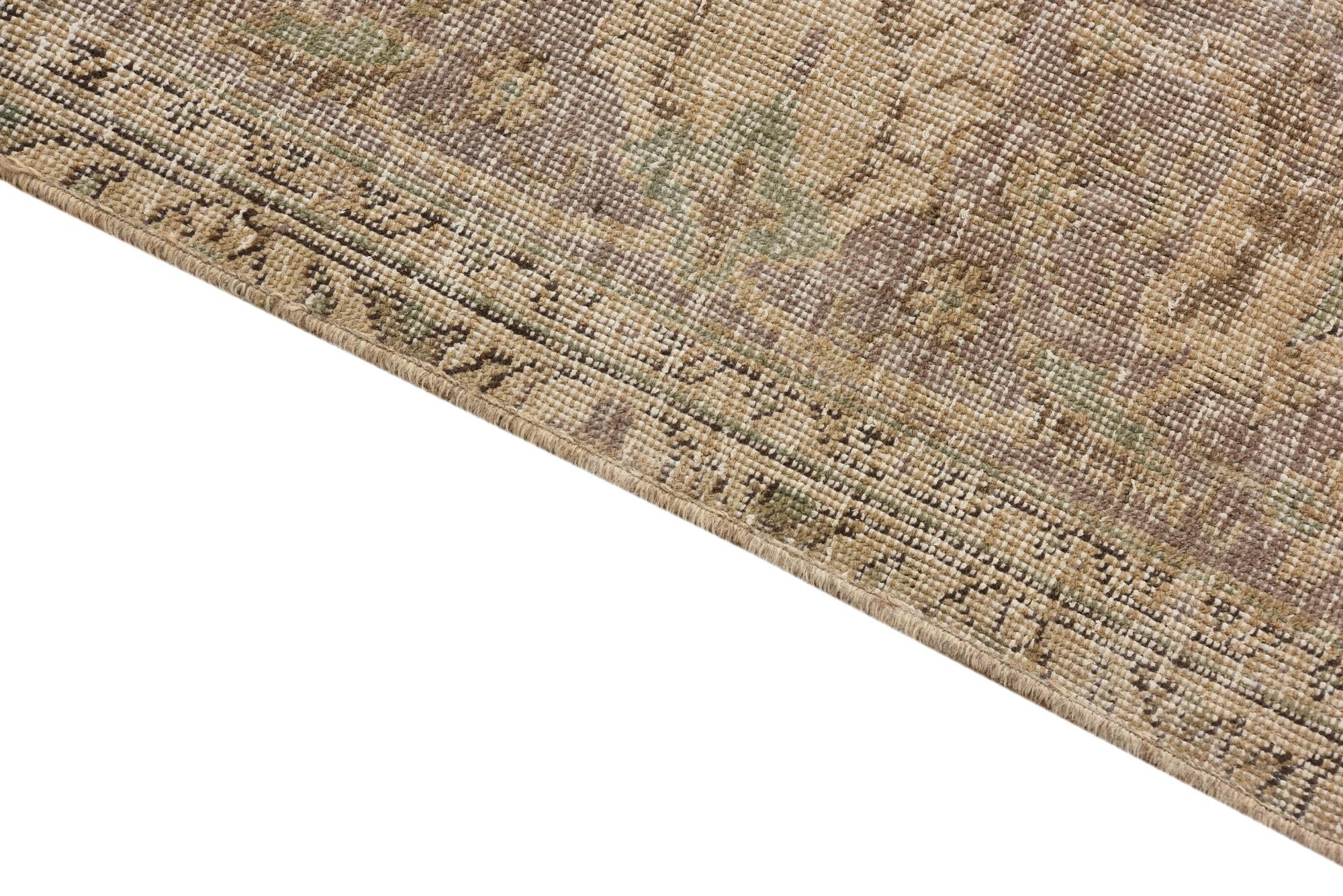 9' 9 x 12' 6 Hand Knotted Ultra Vintage Persian Wool Rug