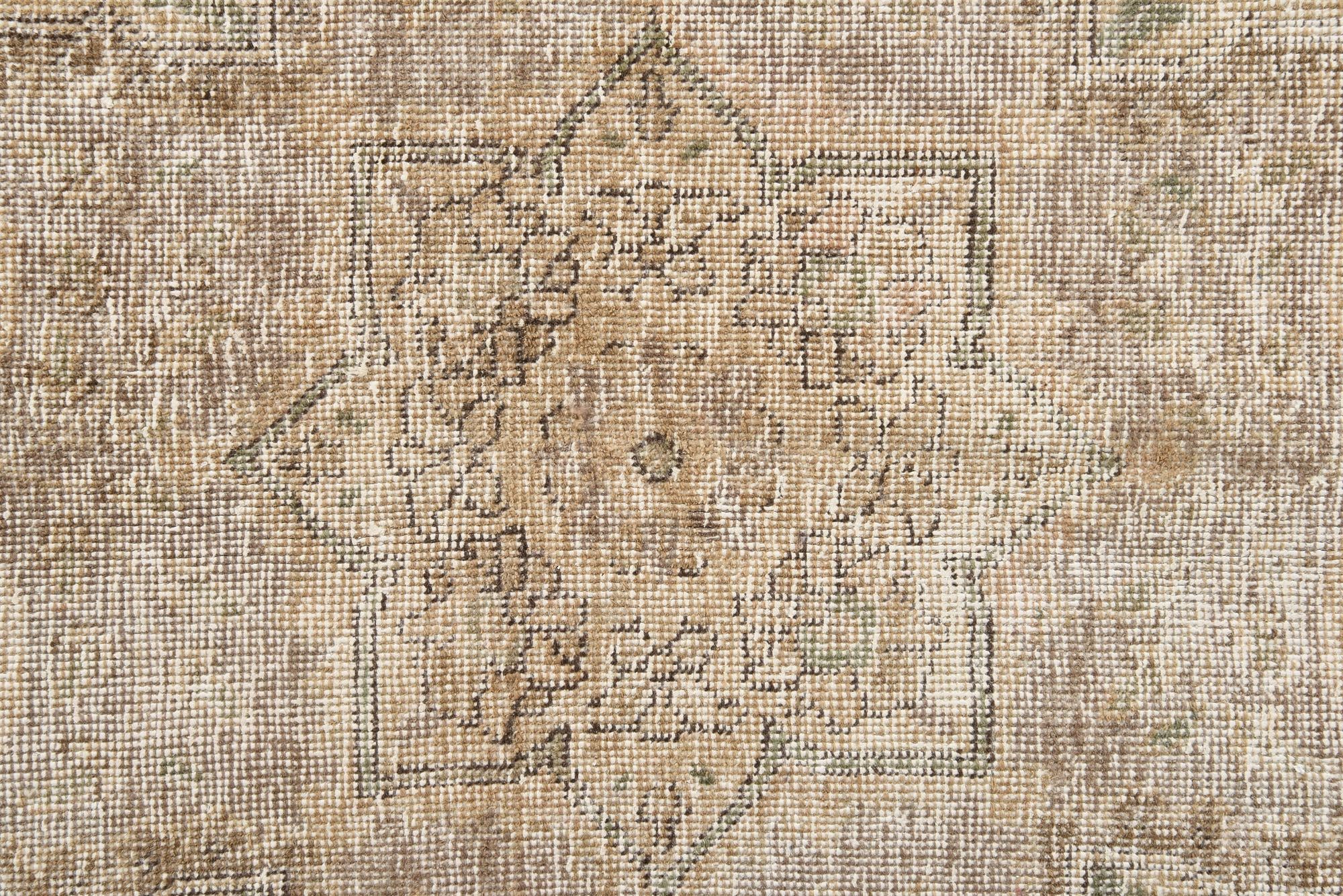 9' 9 x 12' 6 Hand Knotted Ultra Vintage Persian Wool Rug