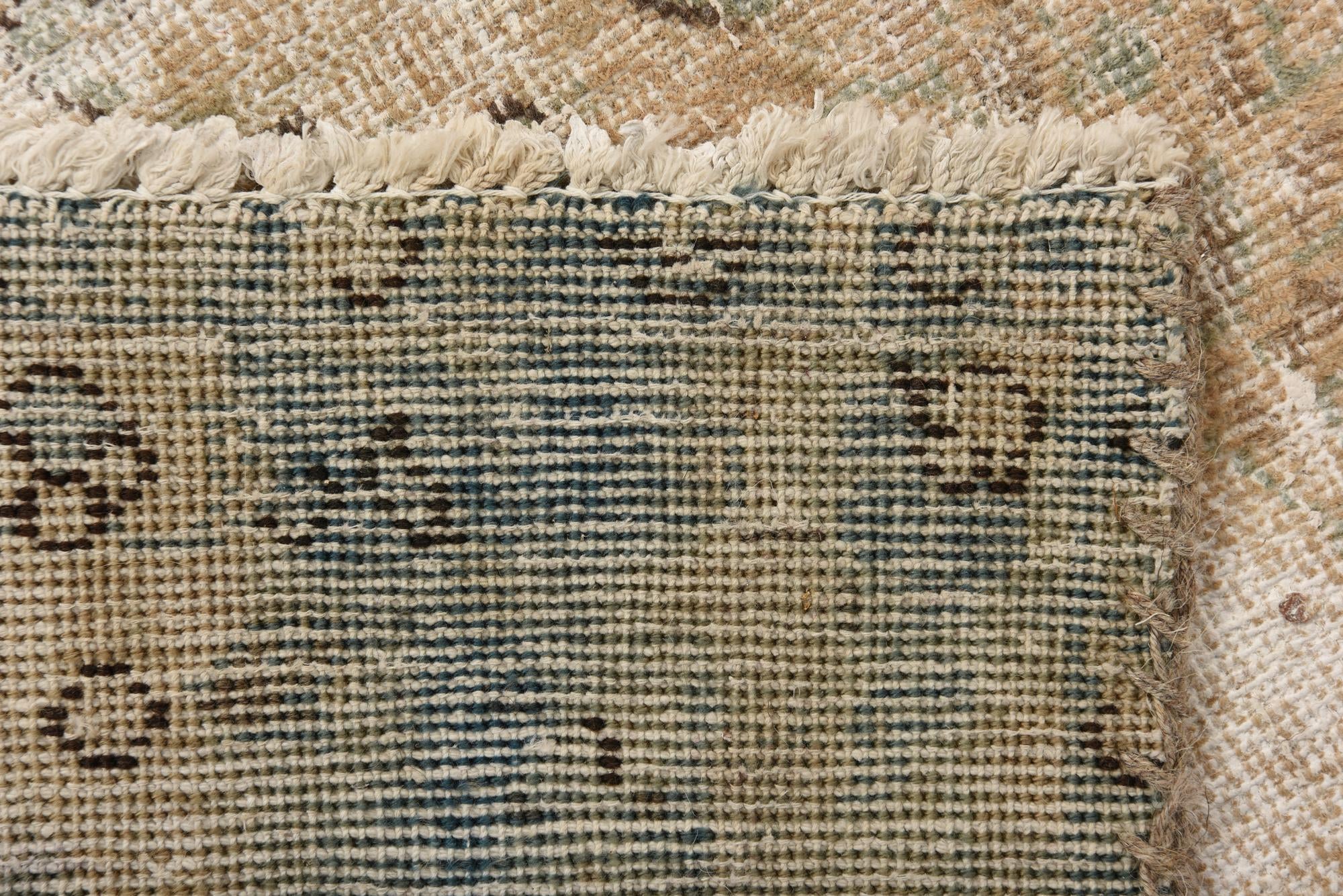 7' 5 x 10' 8 Hand Knotted Ultra Vintage Persian Wool Rug