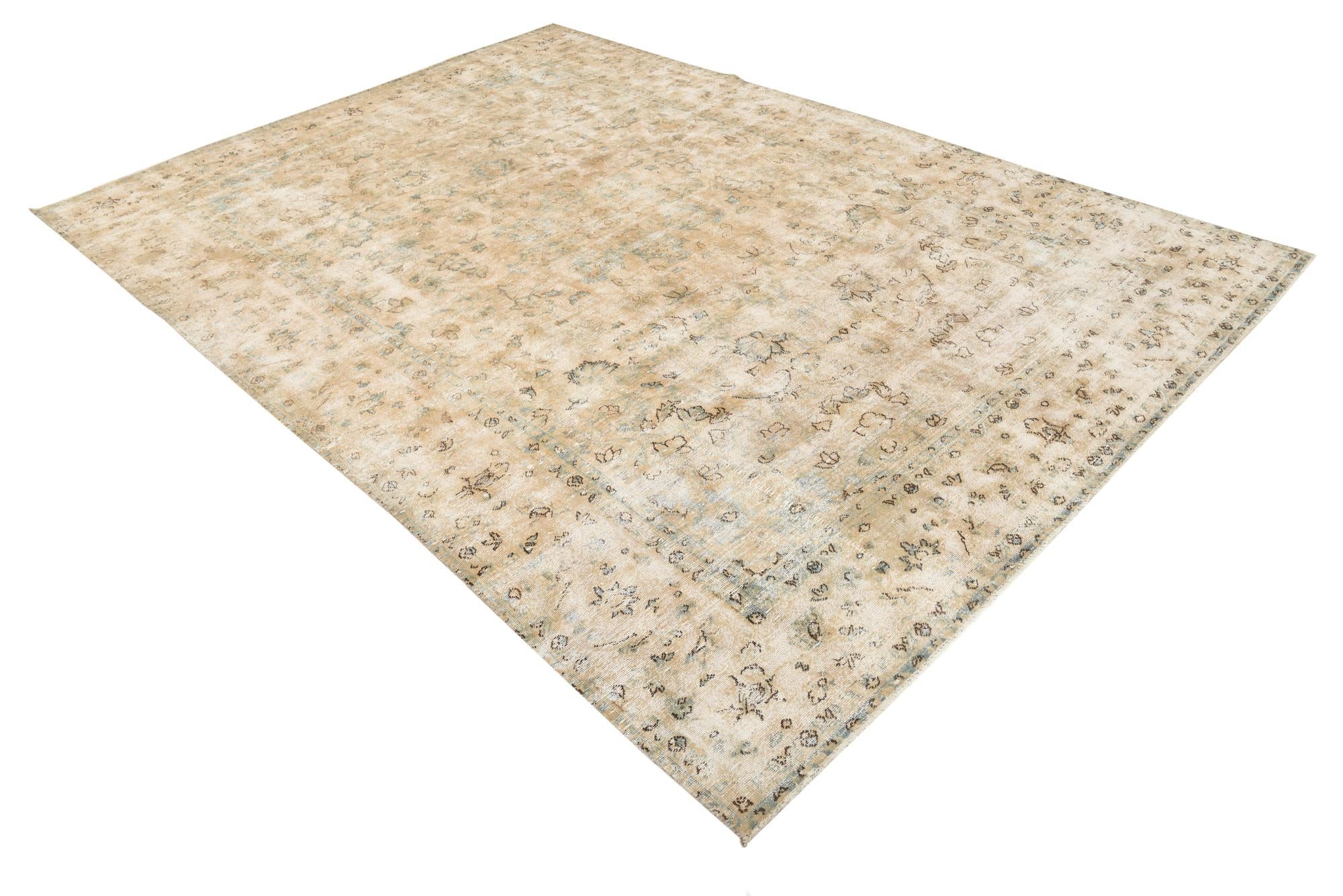 7' 5 x 10' 8 Hand Knotted Ultra Vintage Persian Wool Rug