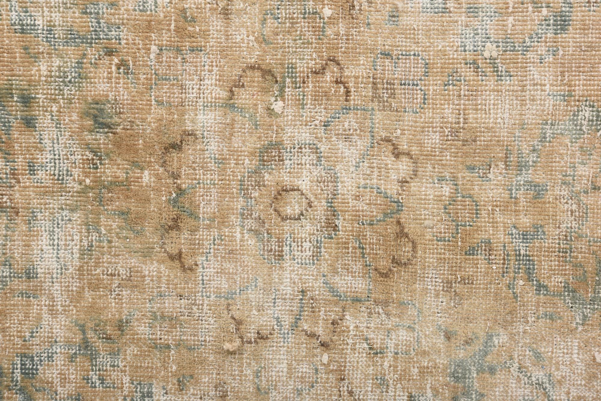 7' 5 x 10' 8 Hand Knotted Ultra Vintage Persian Wool Rug