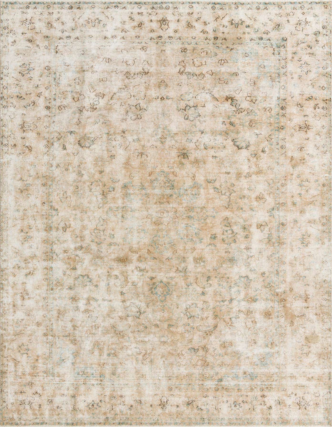 Primary image 7' 5 x 10' 8  Hand Knotted Ultra Vintage Persian Wool Rug