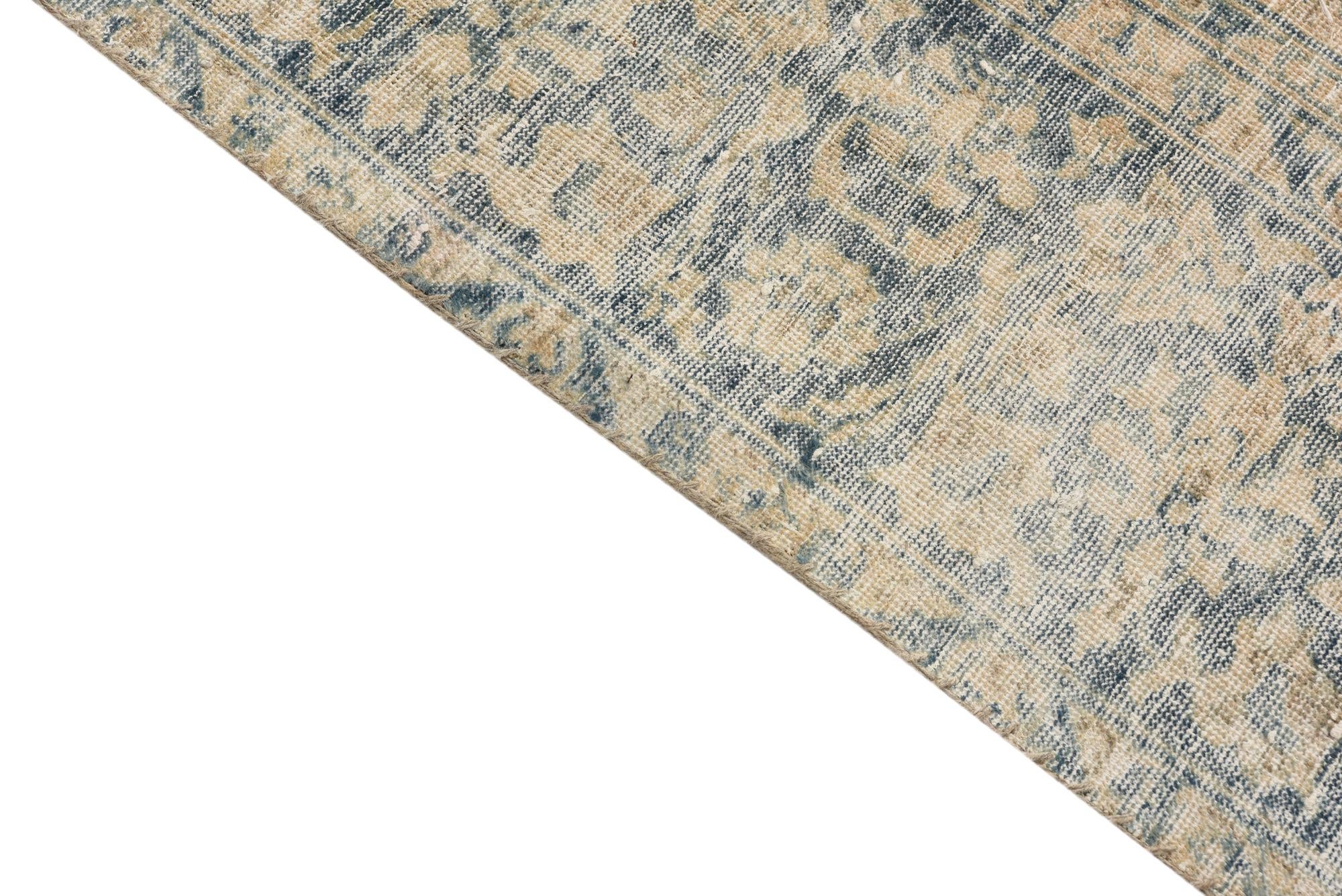 7' 8 x 10' 9 Hand Knotted Ultra Vintage Persian Wool Rug