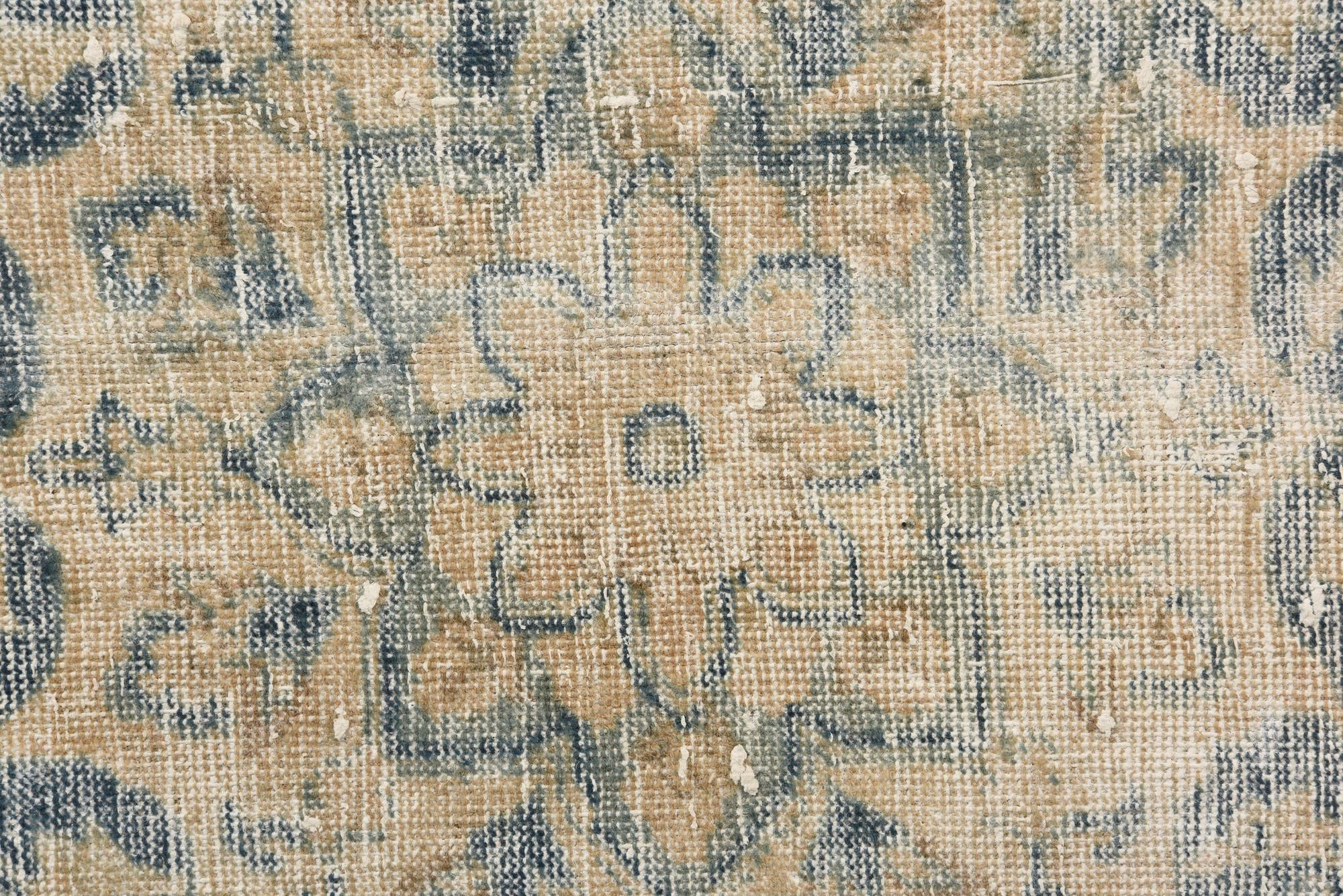 7' 8 x 10' 9 Hand Knotted Ultra Vintage Persian Wool Rug