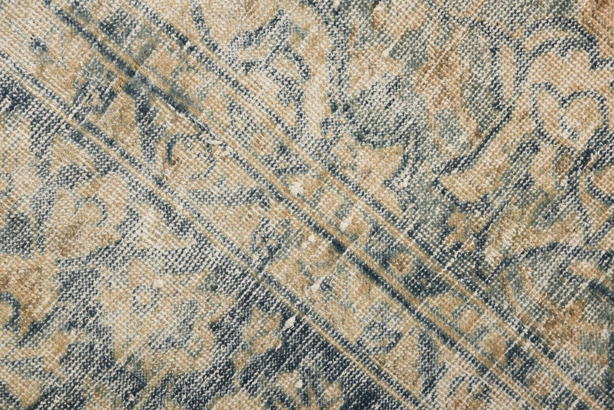 7' 8 x 10' 9 Hand Knotted Ultra Vintage Persian Wool Rug