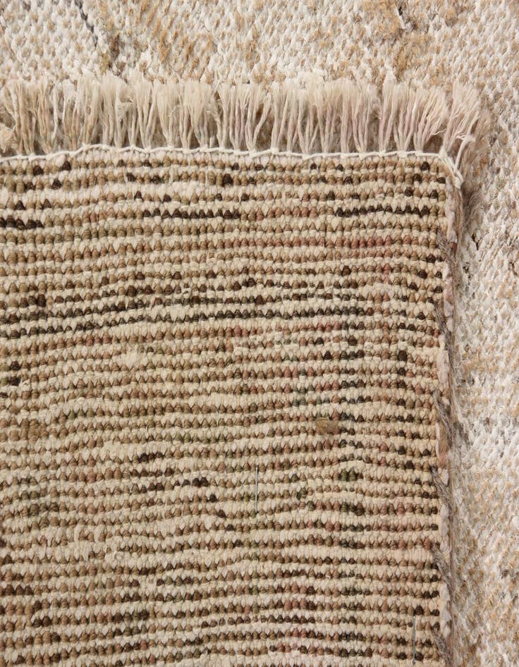 Detail image of 4' 9 x 8' 3  Hand Knotted Ultra Vintage Persian Wool Rug