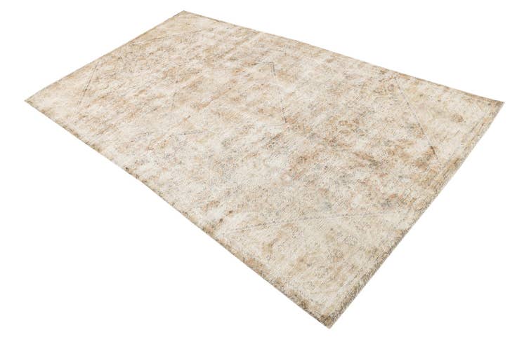 Detail image of 4' 9 x 8' 3 Hand Knotted Ultra Vintage Persian Wool Rug