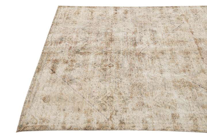 4' 9 x 8' 3 Hand Knotted Ultra Vintage Persian Wool Rug