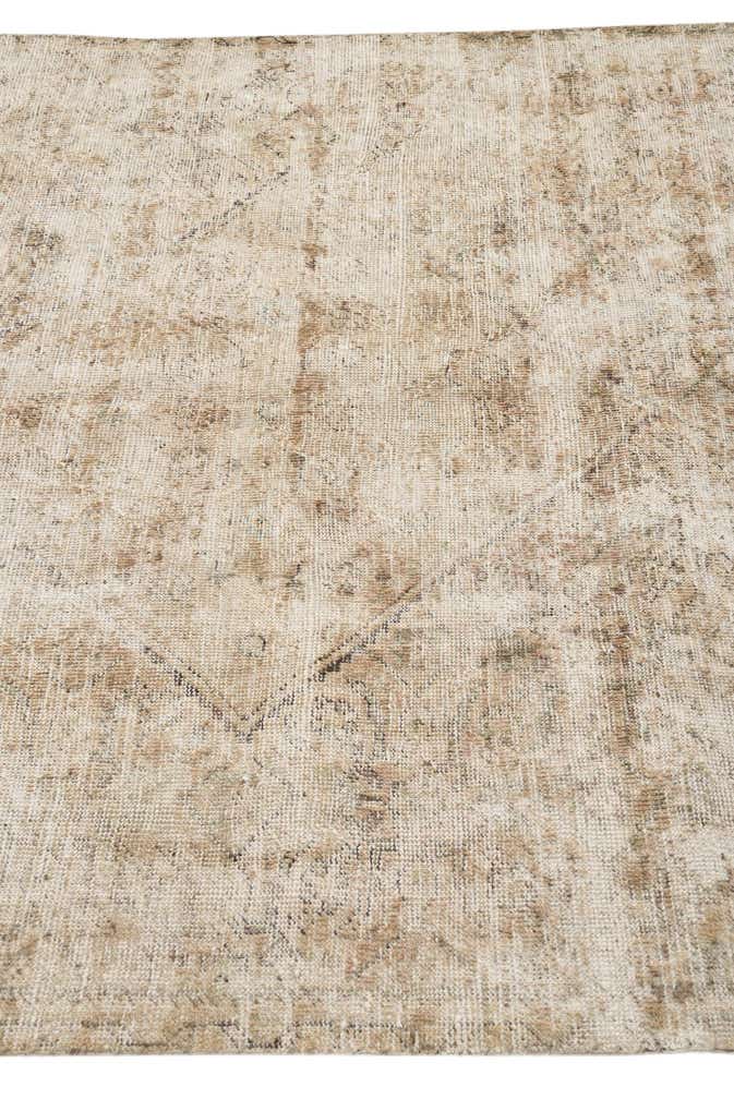 4' 9 x 8' 3 Hand Knotted Ultra Vintage Persian Wool Rug