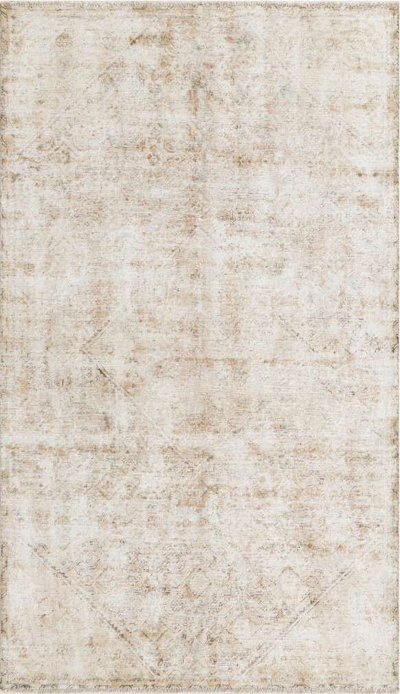 4' 9 x 8' 3 Hand Knotted Ultra Vintage Persian Wool Rug