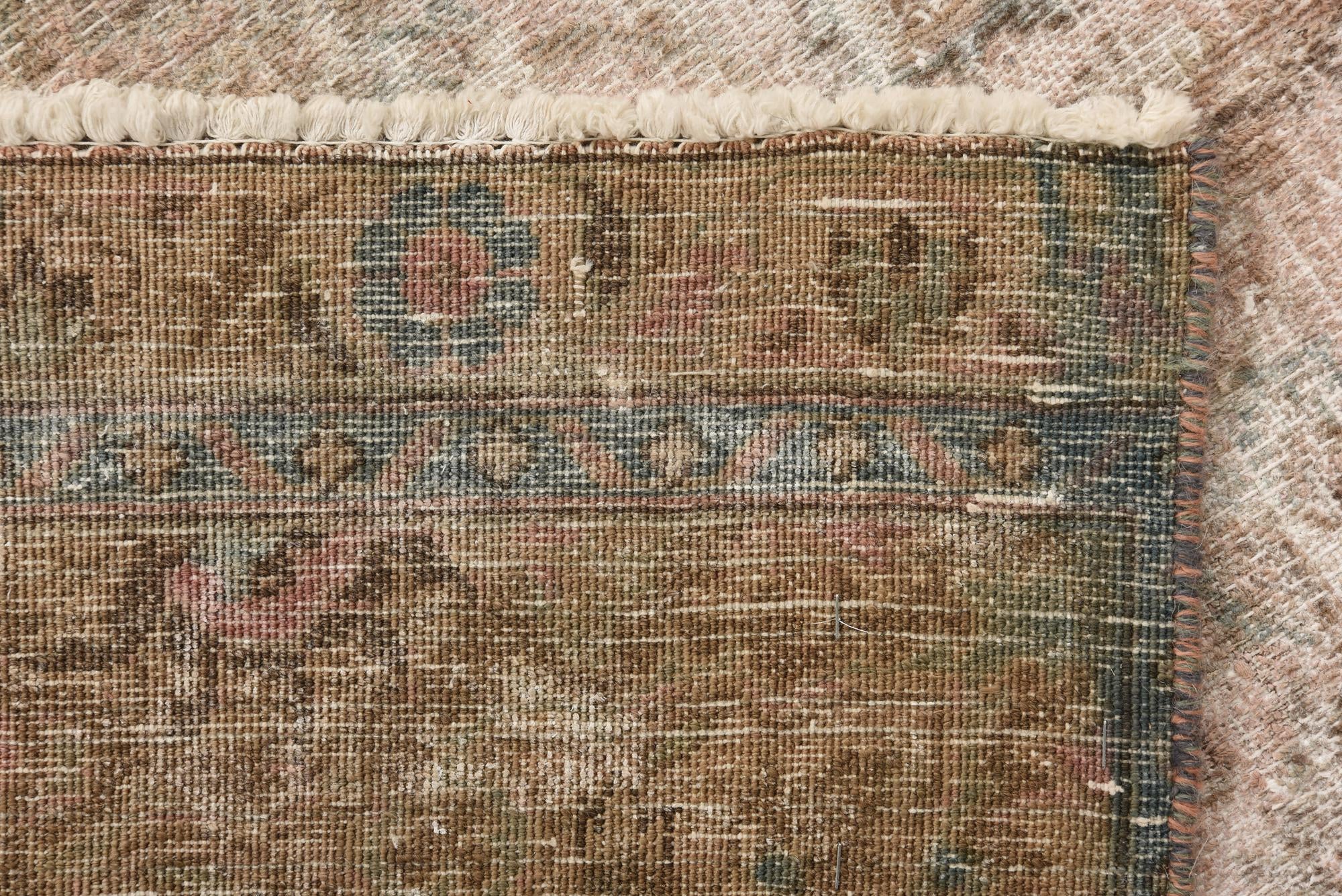 6' 6 x 9' 7 Hand Knotted Ultra Vintage Persian Wool Rug