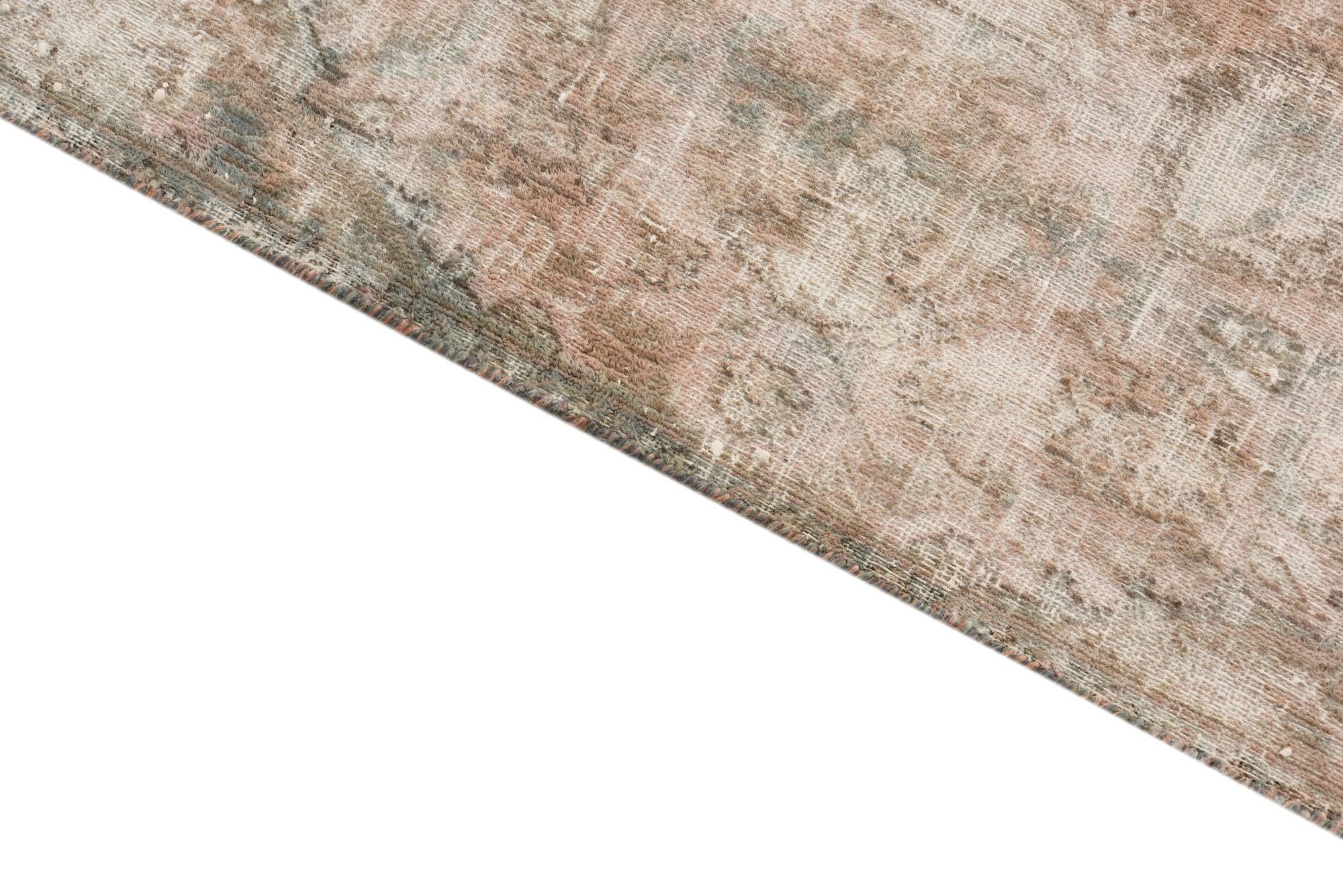 6' 6 x 9' 7 Hand Knotted Ultra Vintage Persian Wool Rug