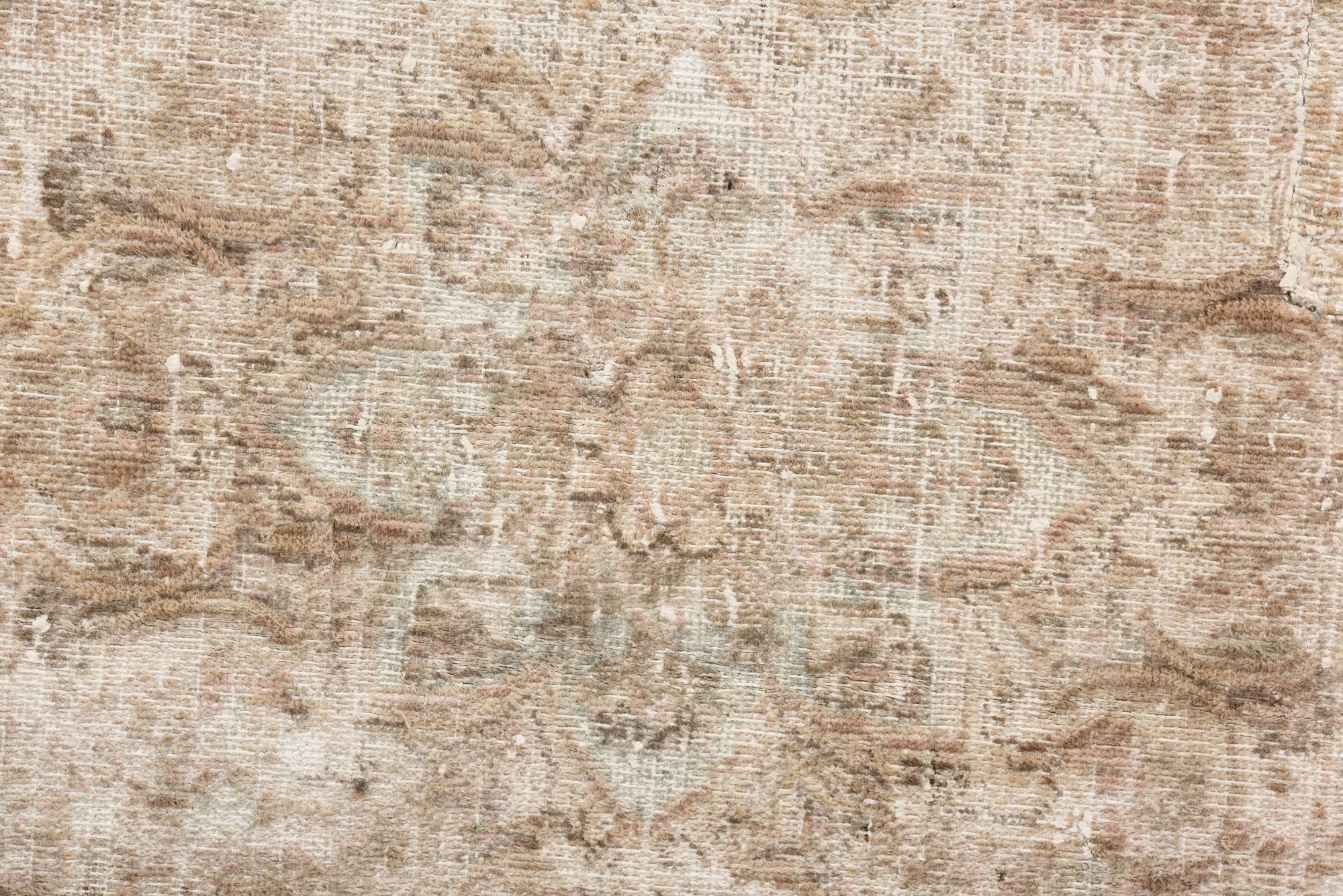 6' 6 x 9' 7 Hand Knotted Ultra Vintage Persian Wool Rug