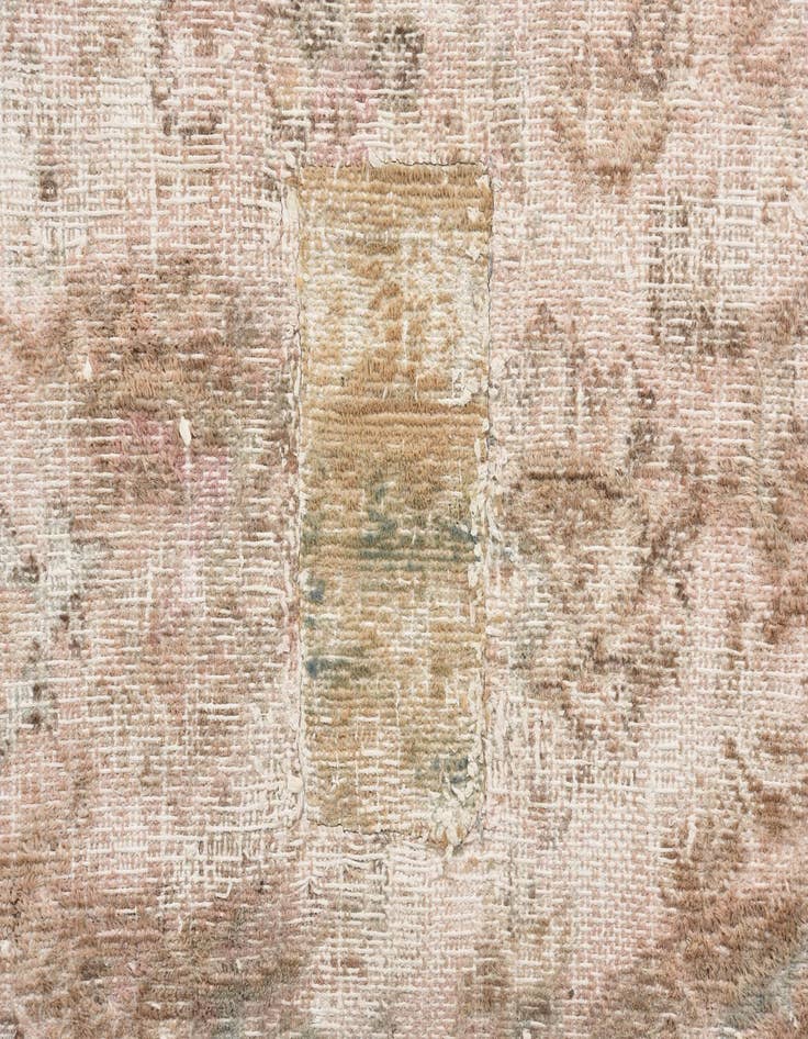 Detail image of 6' 6 x 9' 7  Hand Knotted Ultra Vintage Persian Wool Rug