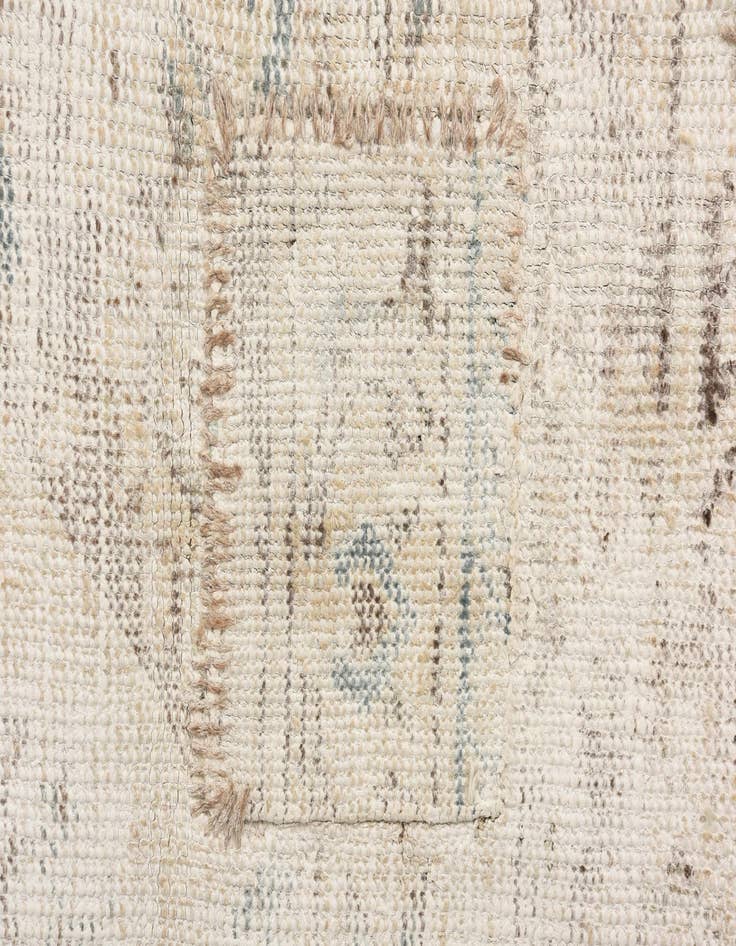 Detail image of 6' 8 x 11' 6  Hand Knotted Ultra Vintage Persian Wool Rug